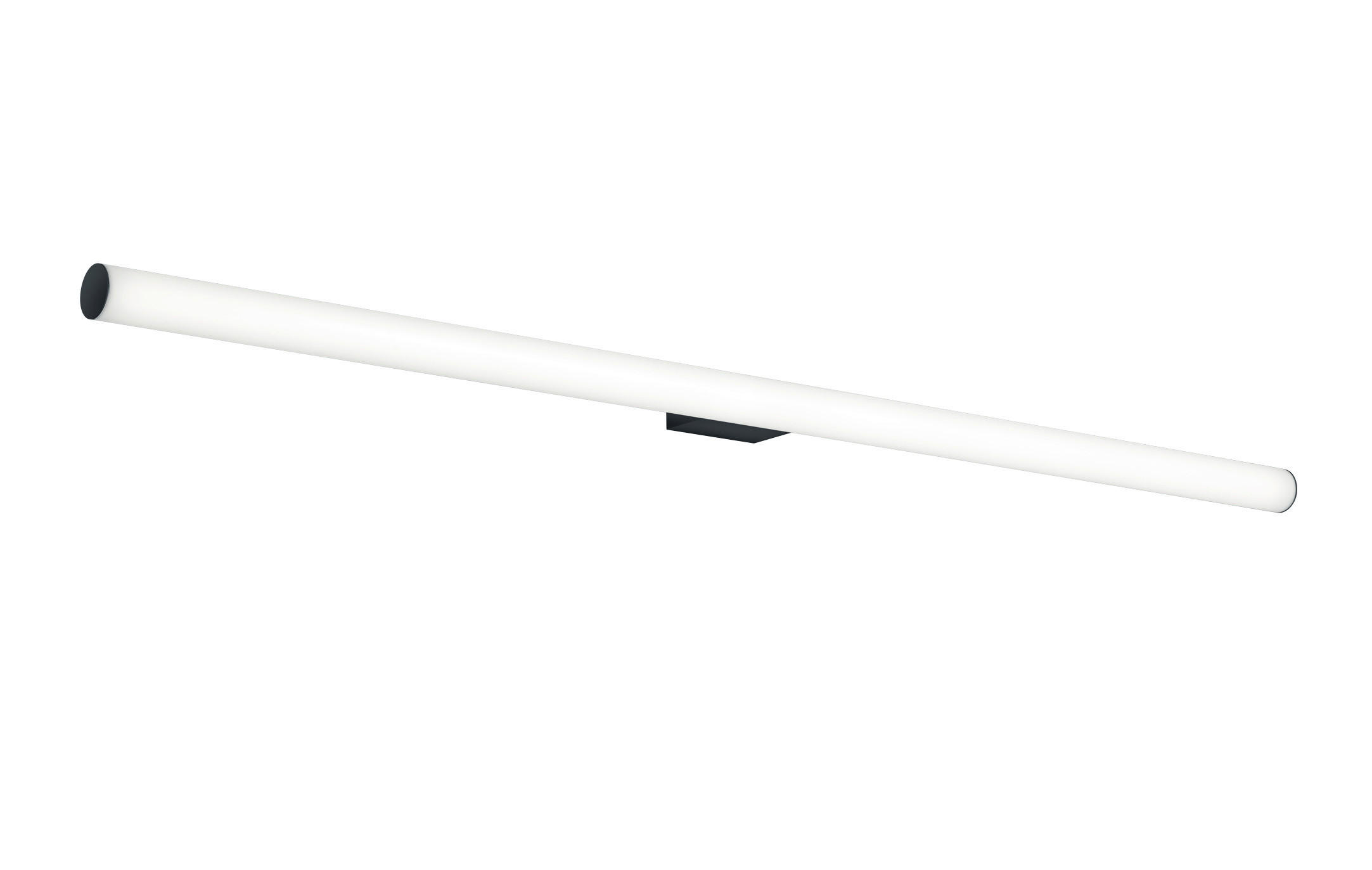 BADEZIMMER-WANDLEUCHTE 120/4/8,5 cm   - Schwarz, KONVENTIONELL, Kunststoff/Metall (120/4/8,5cm) - Helestra