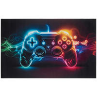 FLATVÄVD MATTA 90/145 cm Velvet Game controller  - multicolor, Trend, textil/plast (90/145cm) - Esposa