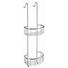 DUSCHKORB - Chromfarben, Basics, Metall (21,7/76/13,4cm)