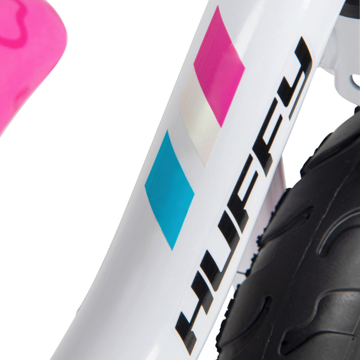 KINDERFAHRRAD 10 Zoll  - Weiß, Basics, Metall (47/55/75cm)