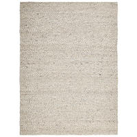 HANDWEBTEPPICH 70/130 cm Grau, Beige  - Beige/Grau, Textil (70/130cm) - Linea Natura