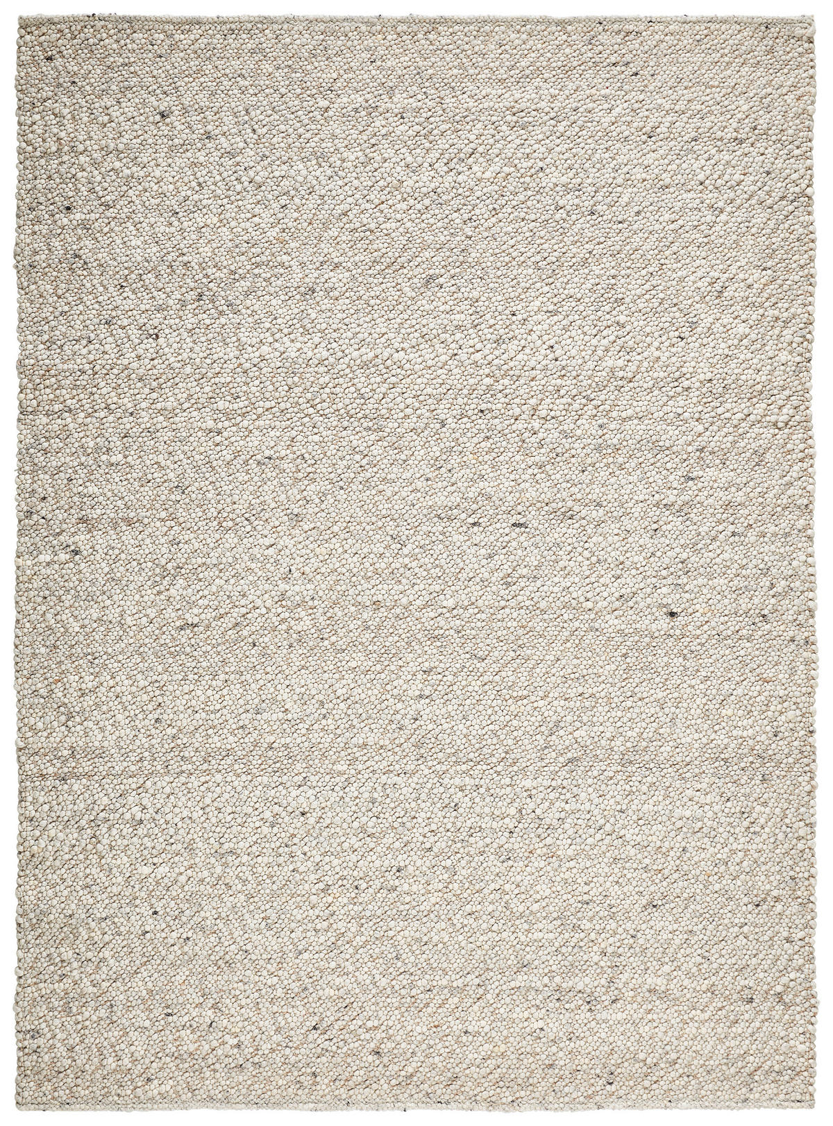 HANDWEBTEPPICH 70/130 cm Grau, Beige  - Beige/Grau, Textil (70/130cm) - Linea Natura