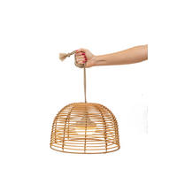 LED-AUSSENLEUCHTE Bossa 35/22 cm  - Naturfarben, Natur, Naturmaterialien (35/22cm) - Newgarden