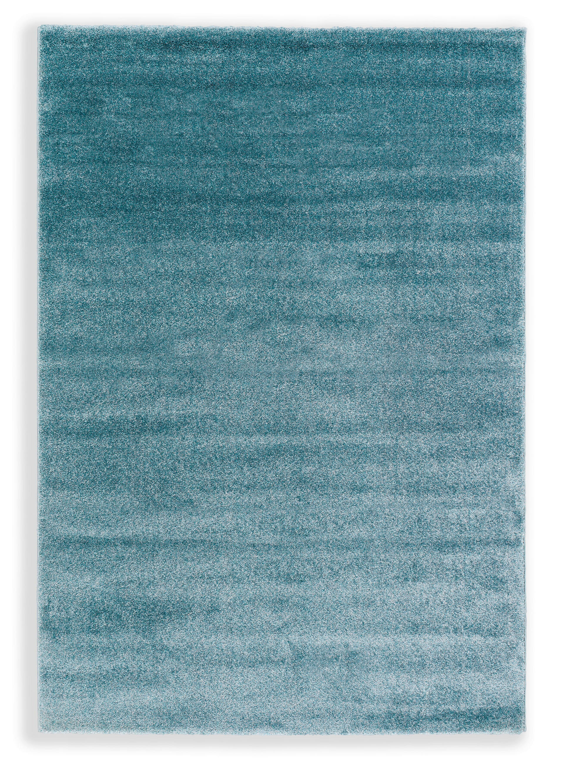 HOCHFLORTEPPICH 67/130 cm Pure Türkis  - Türkis, KONVENTIONELL, Textil (67/130cm) - Schöner Wohnen