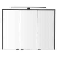 SPIEGELSCHRANK 92,8/69,3/15,4 cm  - Chromfarben/Alufarben, Basics, Glas/Holzwerkstoff (92,8/69,3/15,4cm) - Voleo