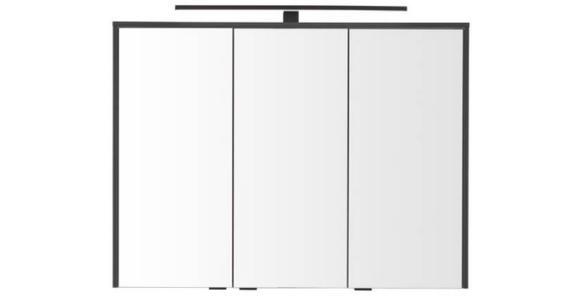 SPIEGELSCHRANK 92,8/69,3/15,4 cm  - Chromfarben/Alufarben, Basics, Glas/Holzwerkstoff (92,8/69,3/15,4cm) - Voleo