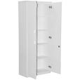 AKTENSCHRANK 80/197/40 cm  - Weiß, MODERN, Holzwerkstoff (80/197/40cm) - Venda
