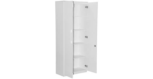 AKTENSCHRANK 80/197/40 cm - Weiß, MODERN, Holzwerkstoff (80/197/40cm) - Venda