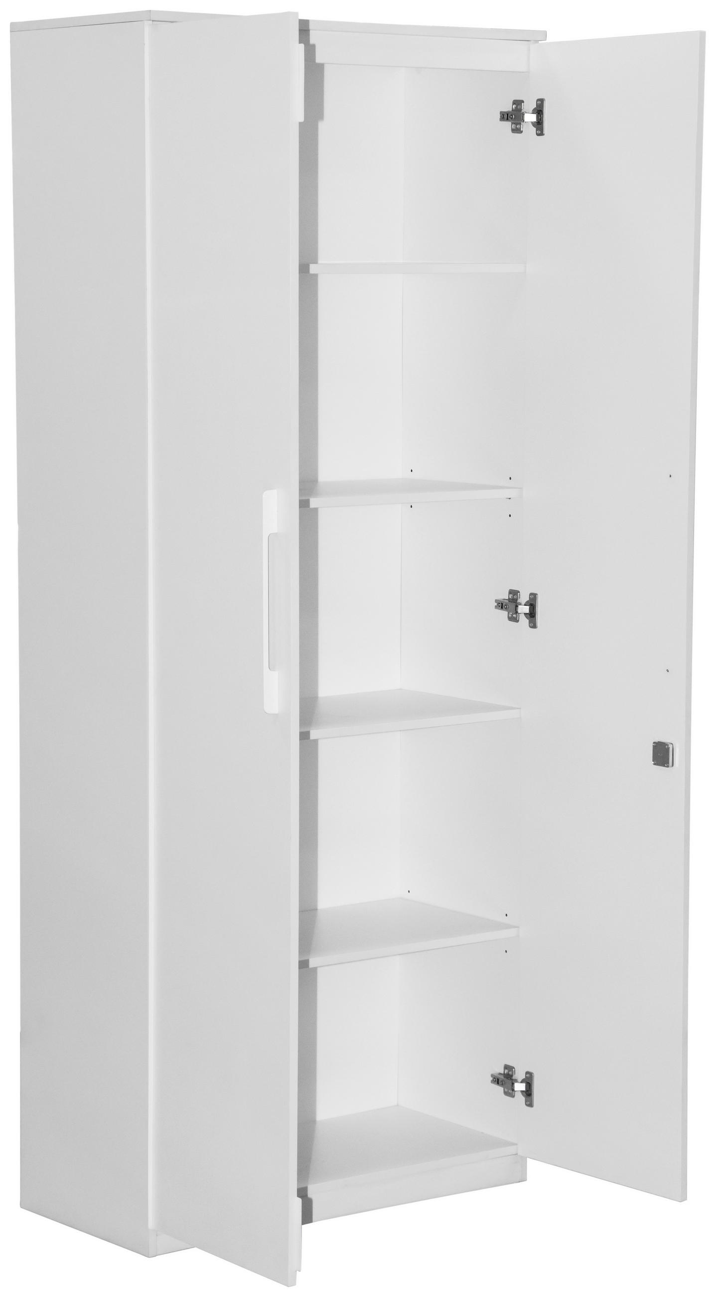 AKTENSCHRANK Weiß  - Weiß, MODERN, Holzwerkstoff (80/197/40cm) - Venda