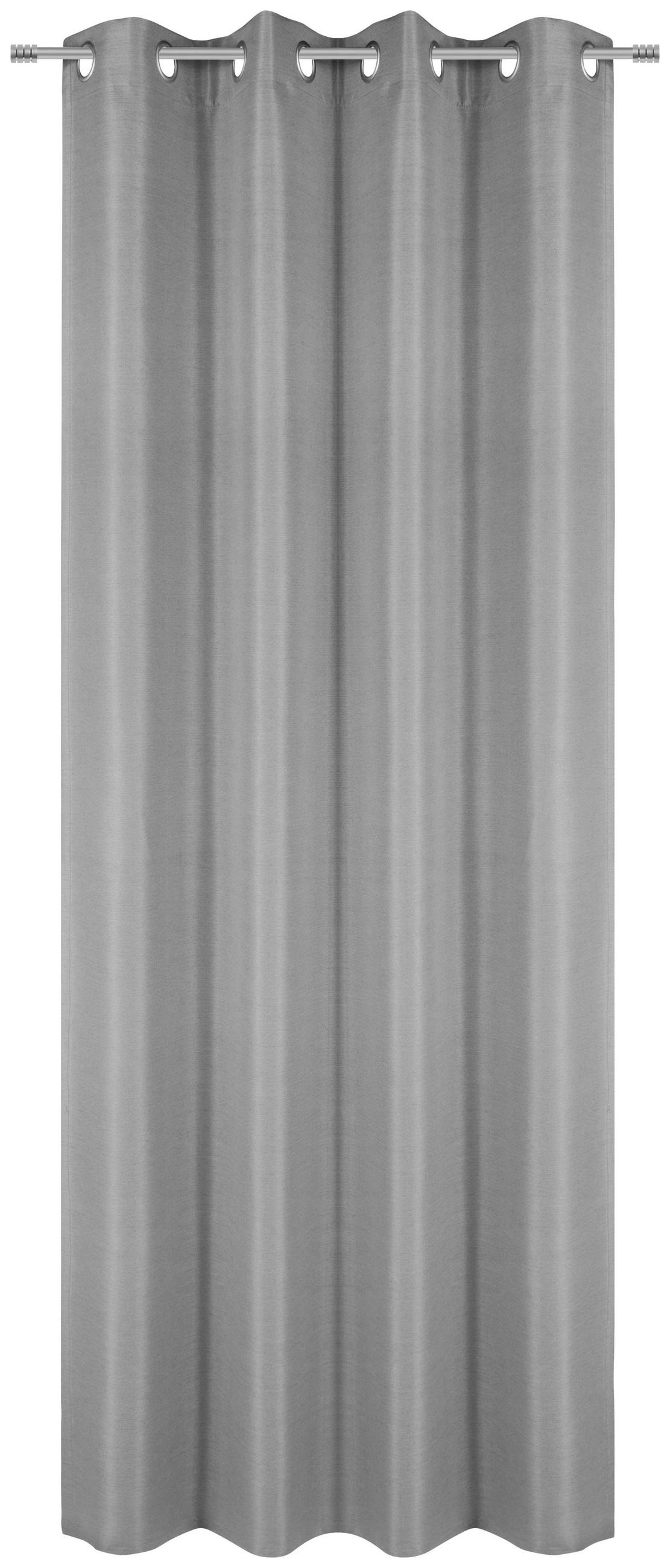 ÖSENVORHANG Verdunkelung  - Grau, KONVENTIONELL, Textil (135/245cm) - Esposa