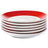 UNTERTASSENSET VARIO 14,5 cm  - Rot/Weiß, Basics, Keramik (14,5cm) - Van Well