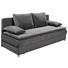 SCHLAFSOFA in Textil, Holzwerkstoff Grau, Dunkelgrau - Dunkelgrau/Silberfarben, KONVENTIONELL, Holzwerkstoff/Kunststoff (208/82/93cm) - Carryhome SCHLAFSOFA in Textil, Holzwerkstoff Grau, Dunkelgrau - Dunkelgrau/Silberfarben, KONVENTIONELL, Holzwerkstoff/Kunststoff (208/82/93cm) - Carryhome