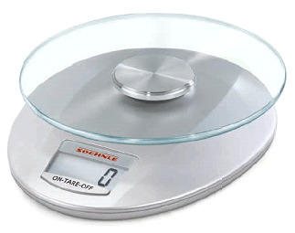 ELEKTRISCHE KÜCHENWAAGE Roma  - Silberfarben, Basics, Glas/Kunststoff (21,5/19,5/7cm) - Soehnle