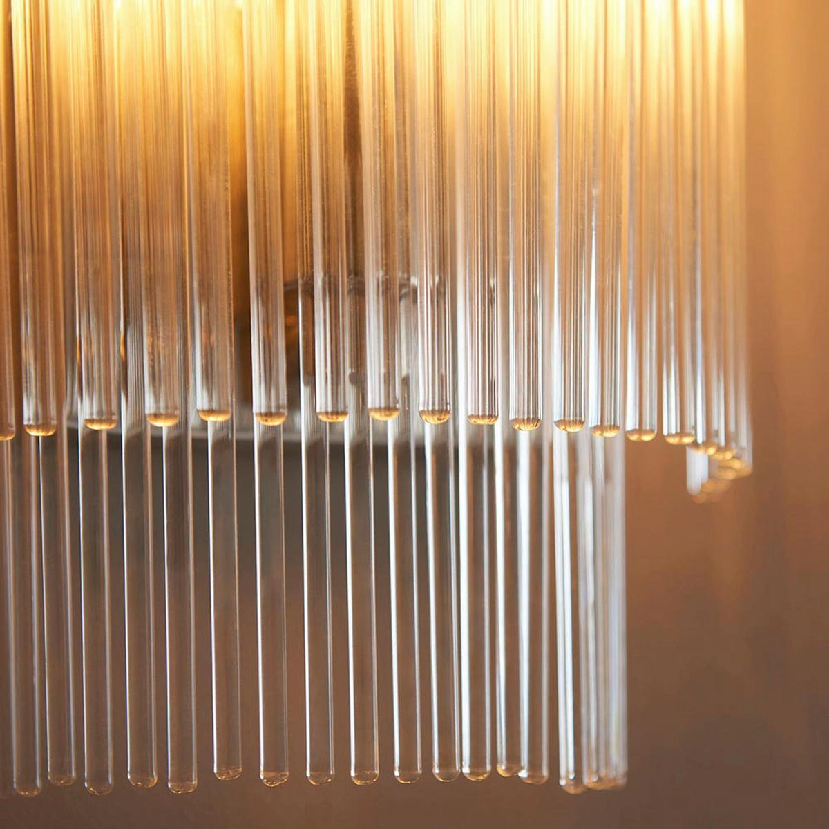 WANDLEUCHTE 19.5/27.6 cm   - Transparent, KONVENTIONELL, Glas (19.5/27.6cm)
