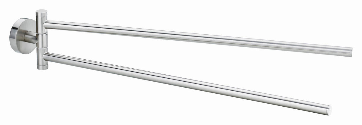 HANDTUCHHALTER Edelstahlfarben  - Edelstahlfarben, Basics, Metall (45/8/5cm) - Tesa