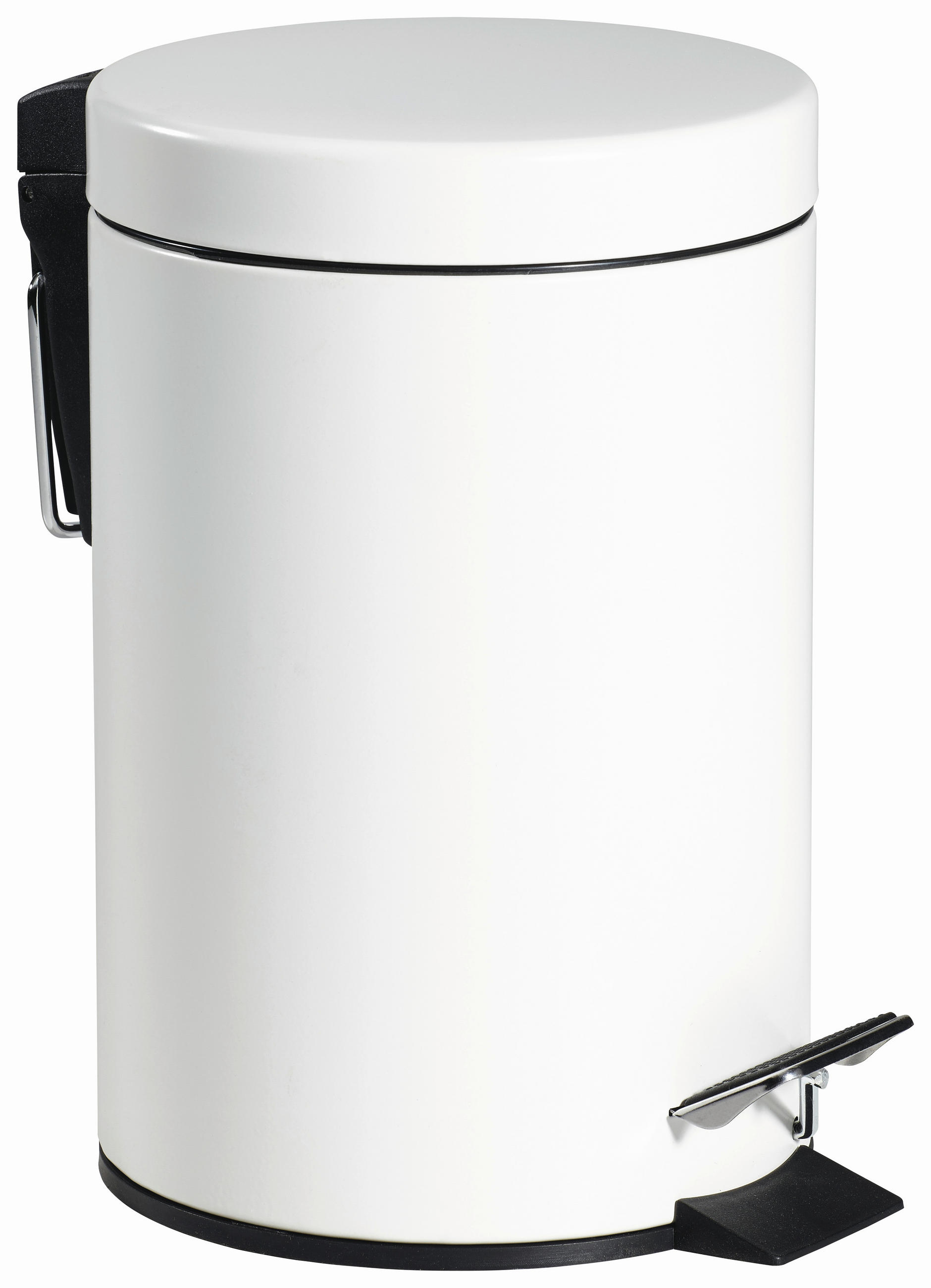 KOSMETIKEIMER 3 l  Metall  - Schwarz/Weiß, Basics, Kunststoff/Metall (17/26cm) - Kela