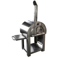 PIZZAOFEN - Chromfarben, Design, Metall (79/181/79cm) - Nouvel