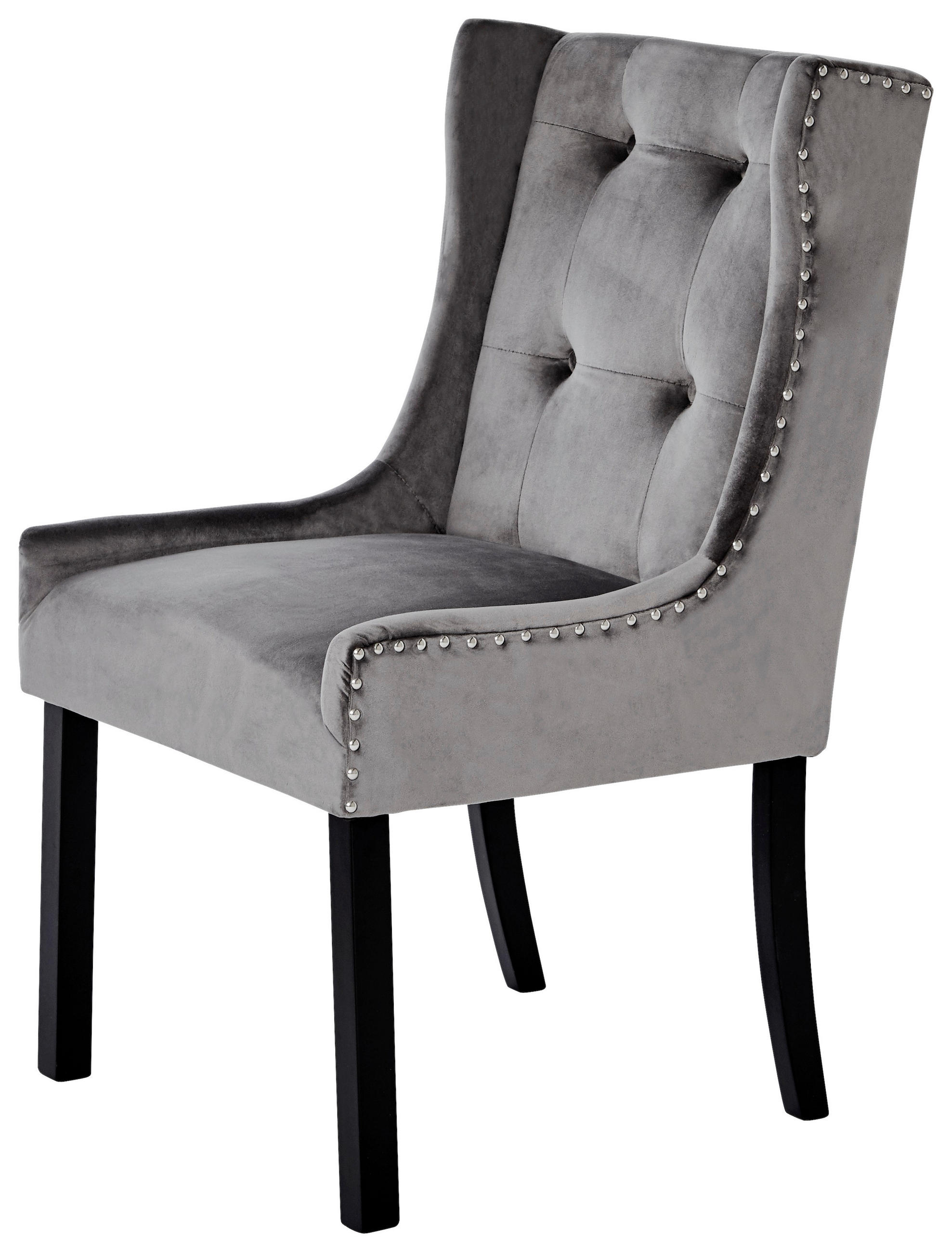 STUHL  - Anthrazit/Schwarz, MODERN, Holz/Textil (57/64/99cm) - Livetastic