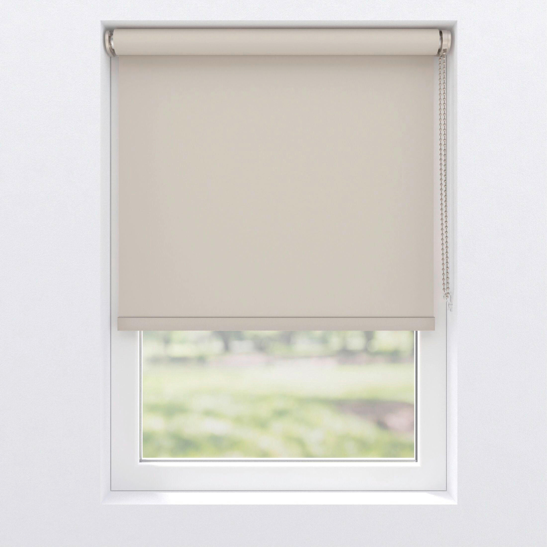 VERDUNKELUNGSROLLO  - Creme, Basics, Textil (120/190cm)