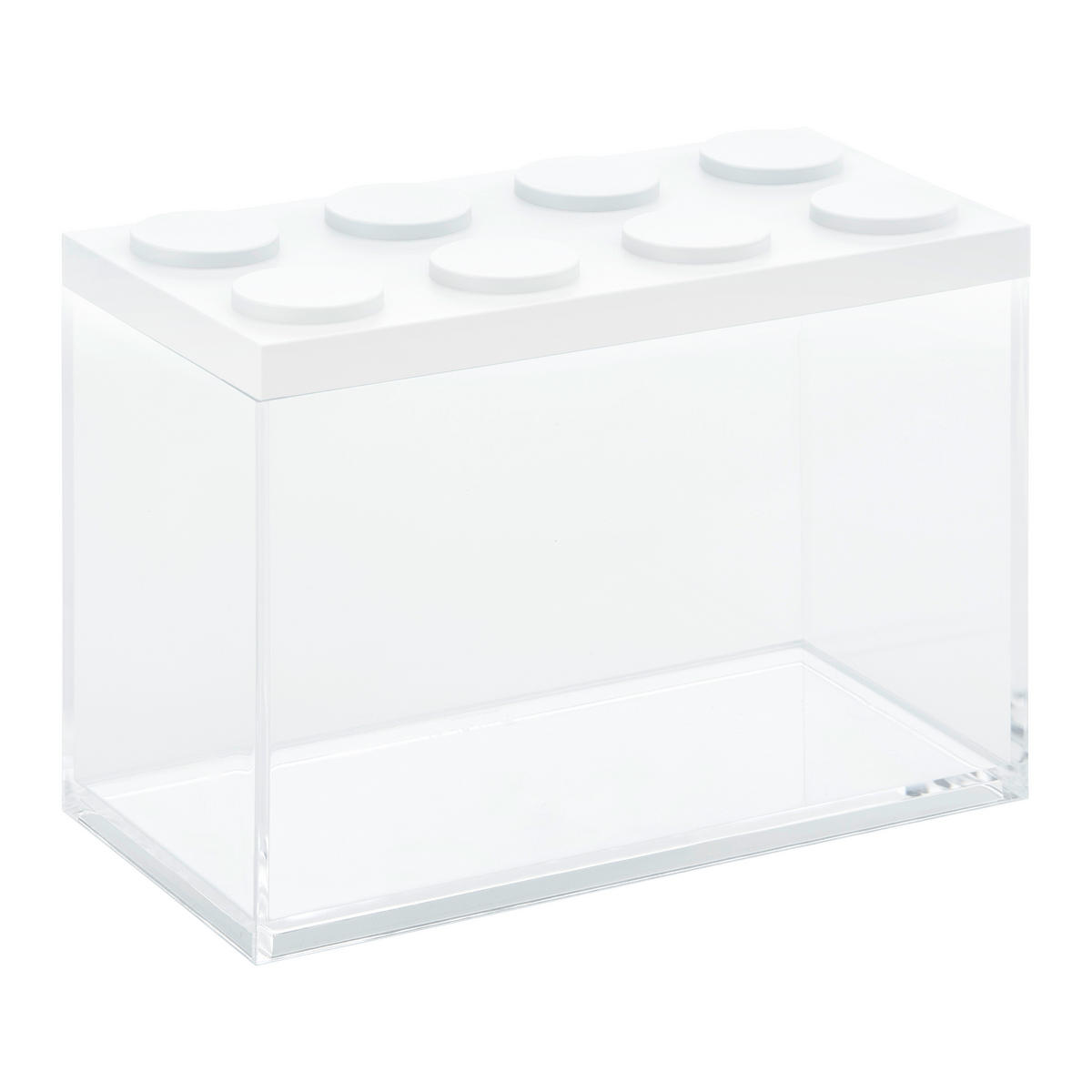 VORRATSDOSE 2 L  - Transparent/Weiß, Kunststoff (10/20/15,5cm)