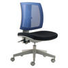 JUGENDDREHSTUHL Blau, Grau, Schwarz  - Blau/Schwarz, Basics, Kunststoff/Metall (59/84-97/65cm) - Stylife
