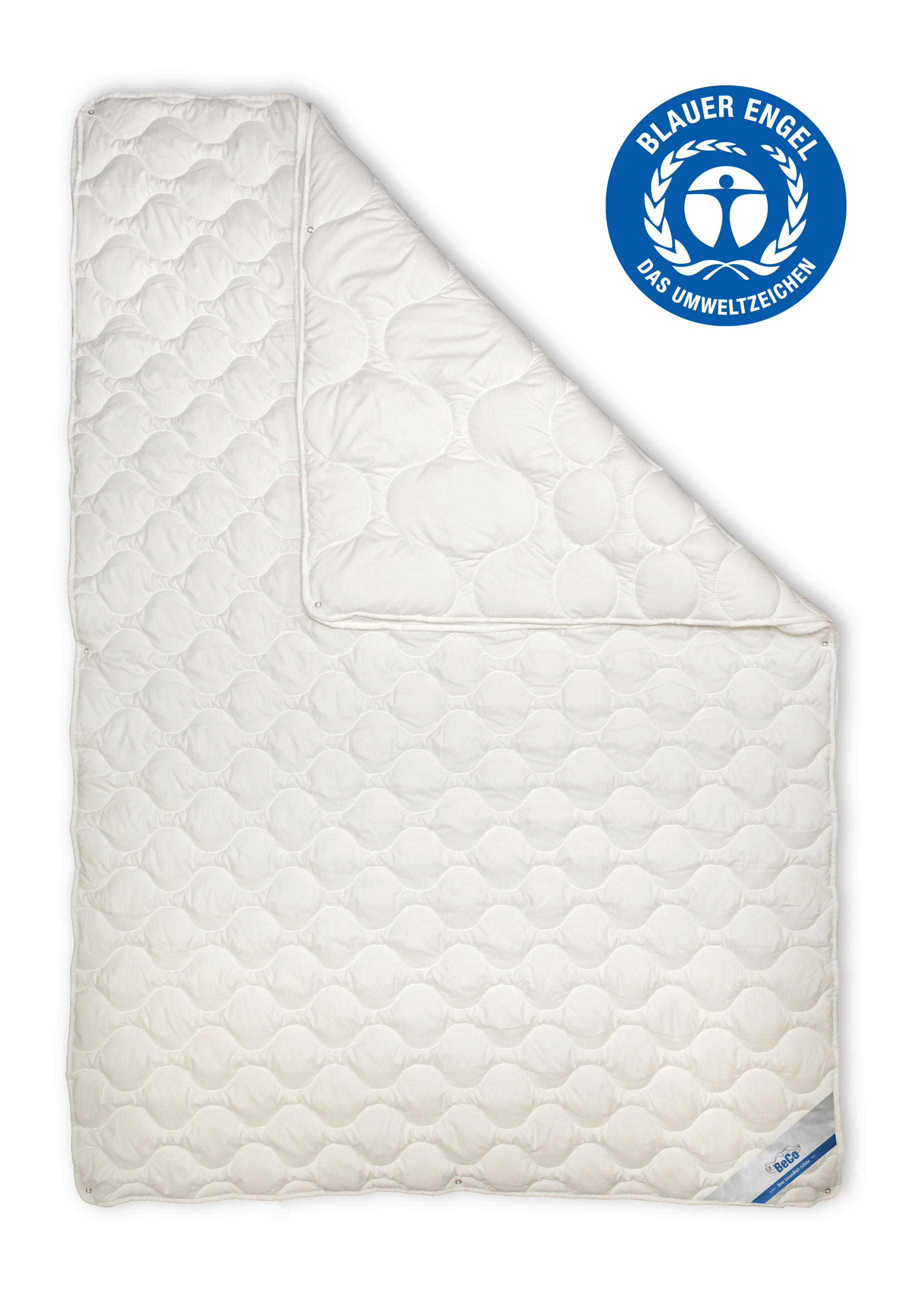 VIERJAHRESZEITENDECKE  EcoWell  155/220 cm   - Weiß, Basics, Textil (155/220cm) - Beco
