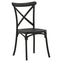 STOLSET 2 styck slät  - svart, Design, plast (52/90/55cm) - Livetastic