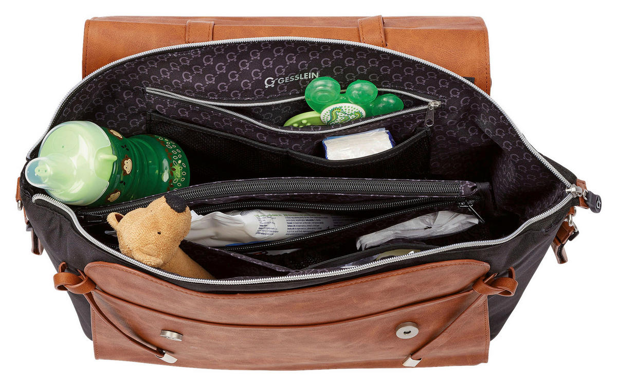 WICKELTASCHE  - Basics, Textil (30/30/10cm) - Gesslein