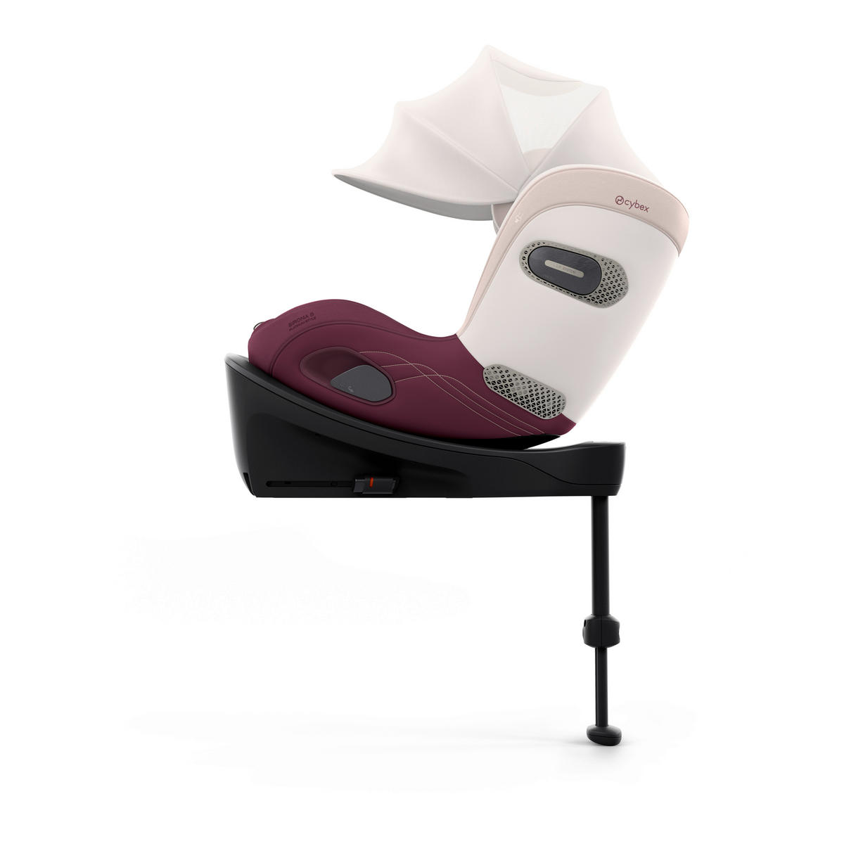 REBOARDER-KINDERSITZ Sirona Si Style Quartz Pink   - Hellrosa, Basics, Kunststoff/Textil (61/45,5/55cm) - cybex PLATINUM