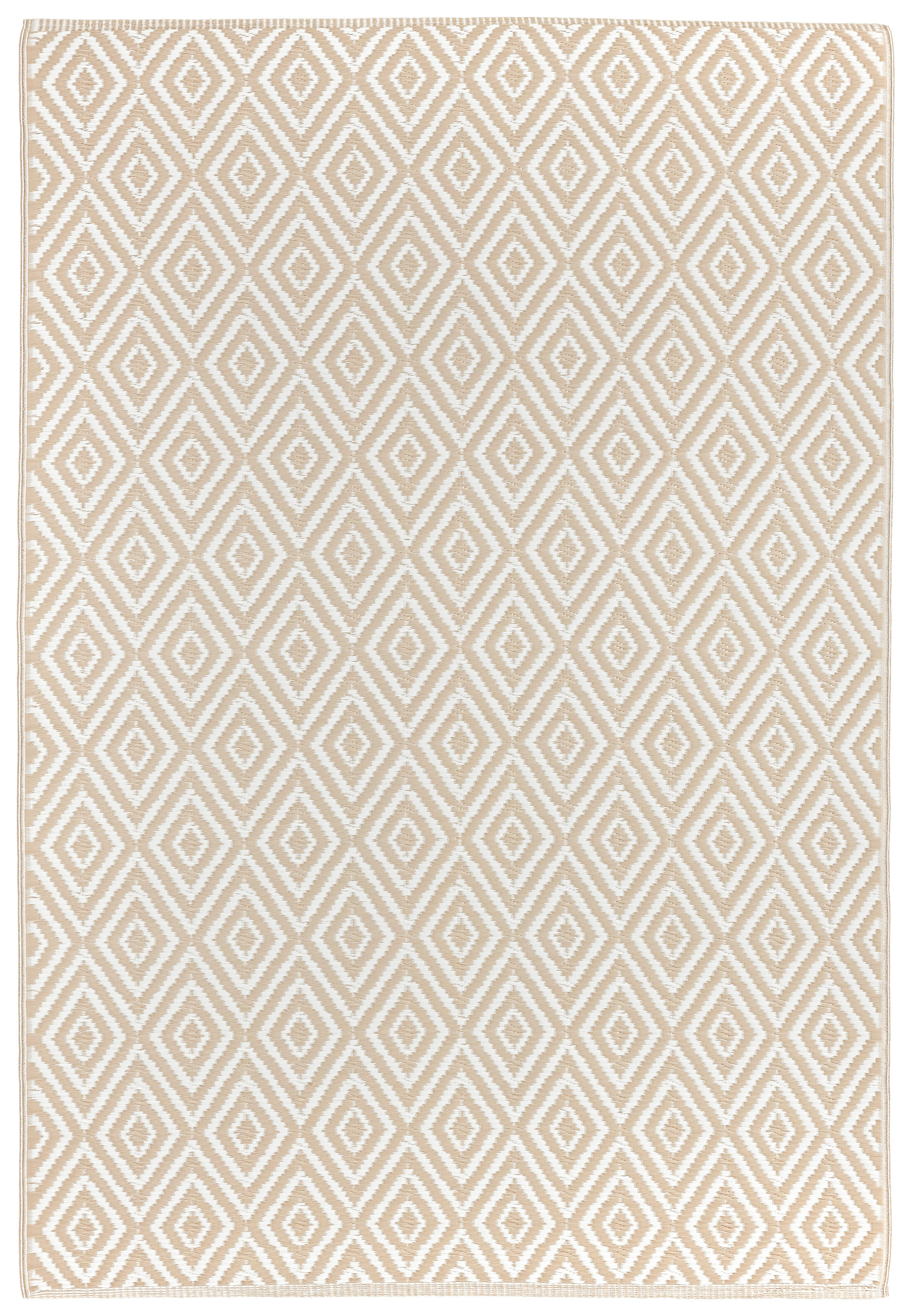 OUTDOORTEPPICH 120/180 cm Ibiza  - Beige/Weiß, Trend, Textil (120/180cm) - Boxxx