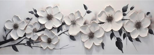 XXXL OBRAZ NA HLINÍKOVÉ DESCE, květiny, 140/50/2 cm