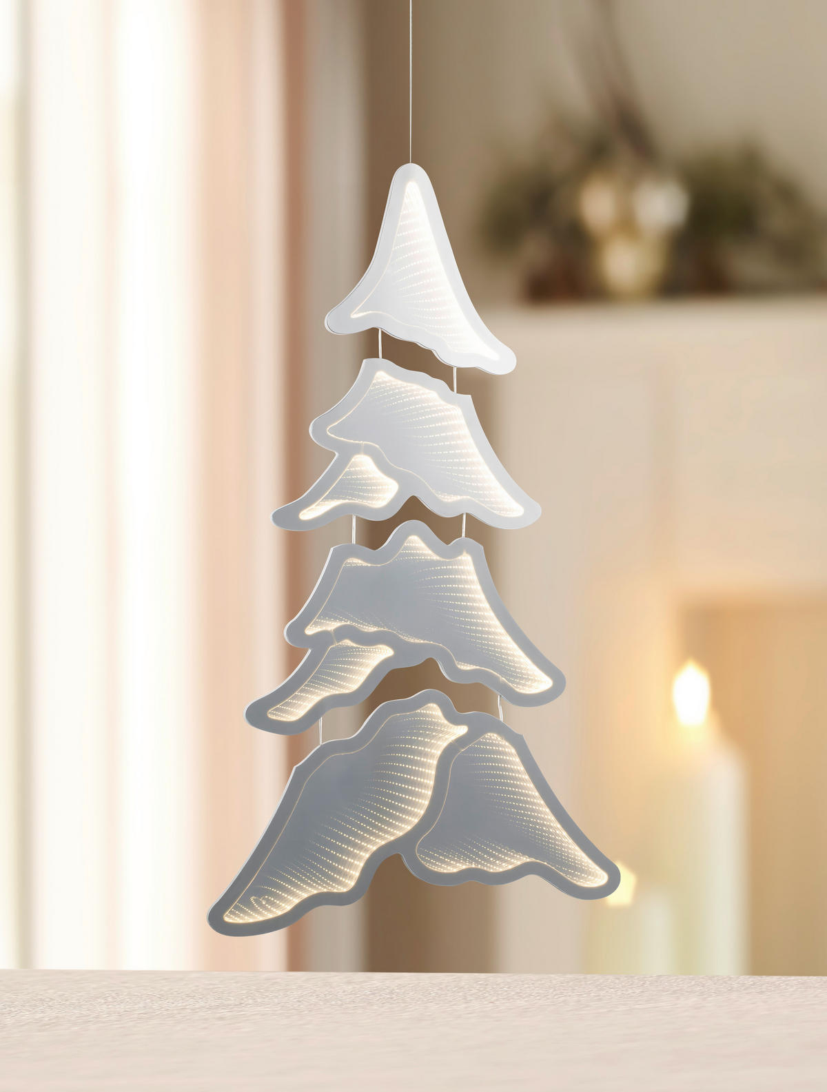 DEKOR FA - áttetsző, Lifestyle, műanyag (71/120/2cm) - X-Mas