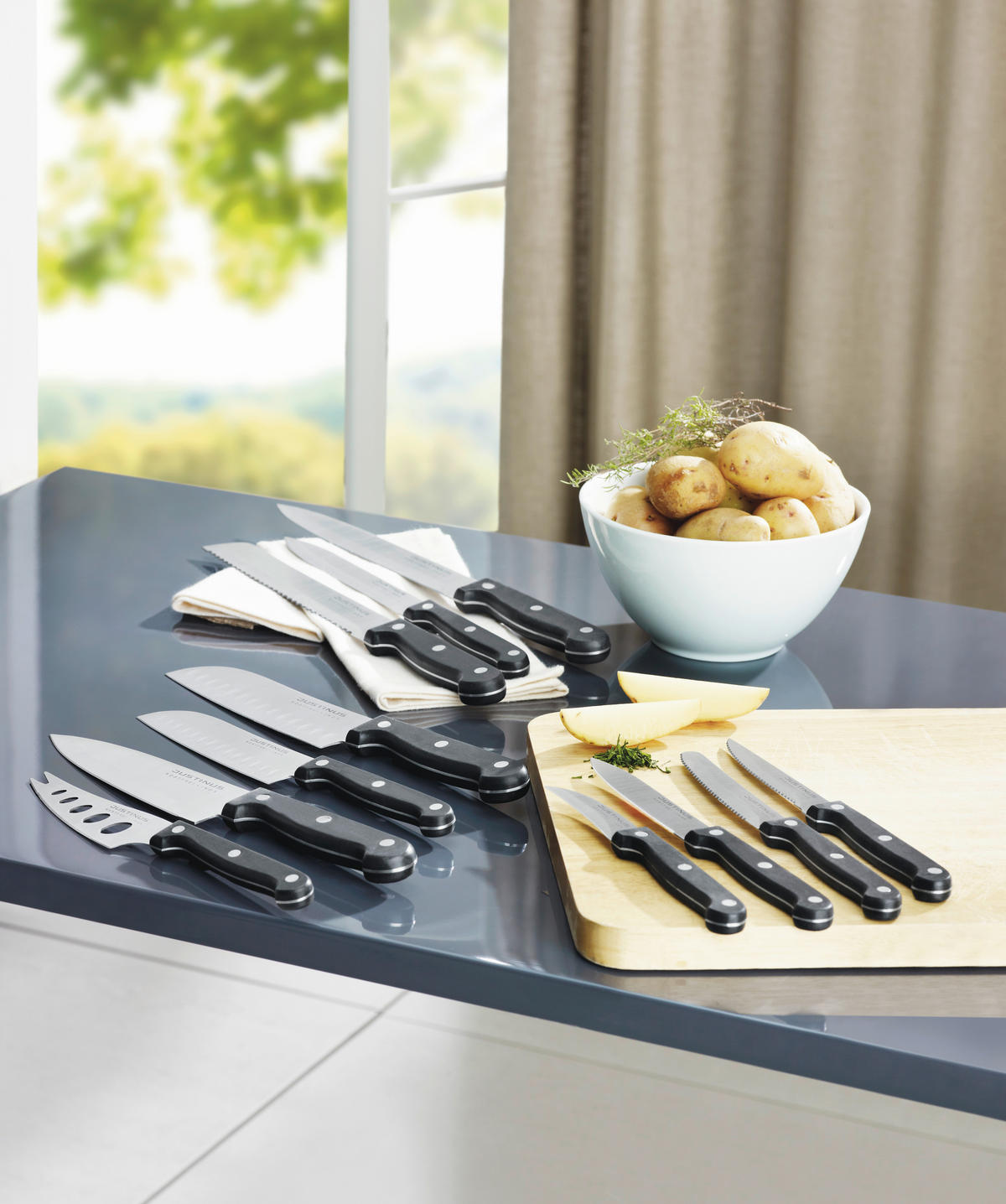 MESSERSET 4-teilig  - Basics (22cm) - Justinus
