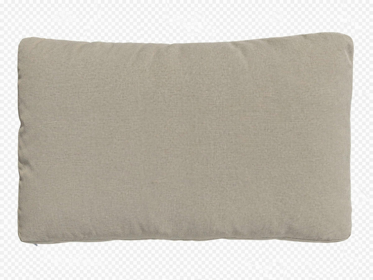 SITZ-UND RÜCKENKISSENSET   72/78/48 cm  - Taupe, Basics, Textil (72/78/48cm)