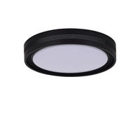 LED-DECKENLEUCHTE Ronda  8/39/39 cm  - Schwarz, Design, Kunststoff (8/39/39cm)