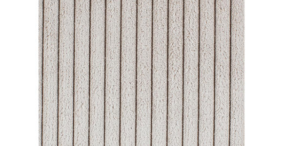 BIGSOFA Cord Beige  - Beige/Schwarz, MODERN, Kunststoff/Textil (234/93/190cm) - Carryhome