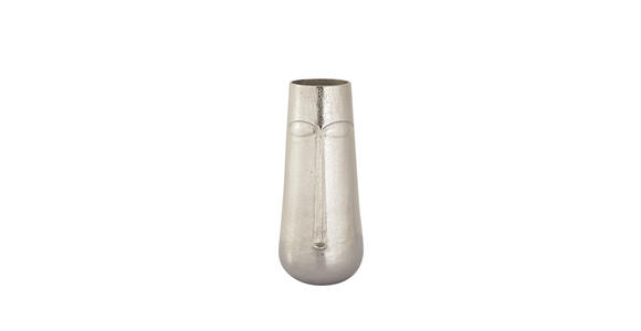 VASE 40 cm  - Nickelfarben, Trend, Metall (18/18/40cm) - Ambia Home