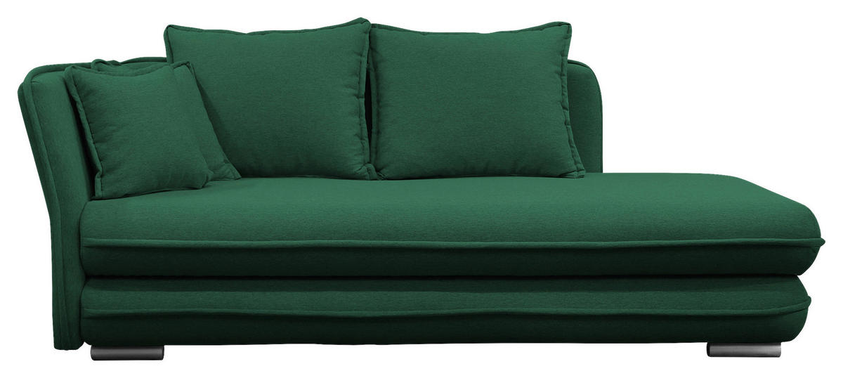 LIEGE Flachgewebe Grün  - Silberfarben/Grün, Design, Kunststoff/Textil (107/84/99/224cm) - MID.YOU