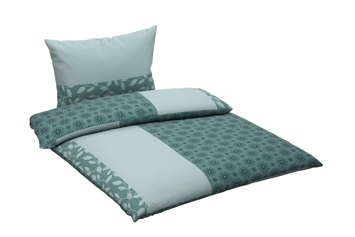 BETTWÄSCHE 2-teilig Satin 140/200 cm  - Multicolor, KONVENTIONELL, Textil (140/200cm) - Novel