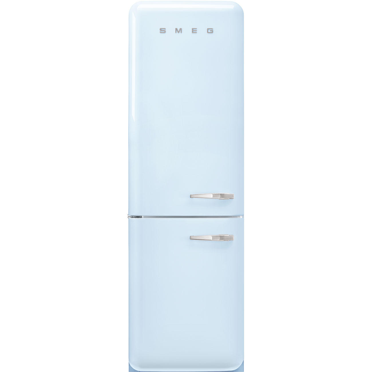 KÜHL-GEFRIER-KOMBINATION FAB32LPB5  - Pastellblau, Basics, Metall (60/196,8/72,8cm) - SMEG
