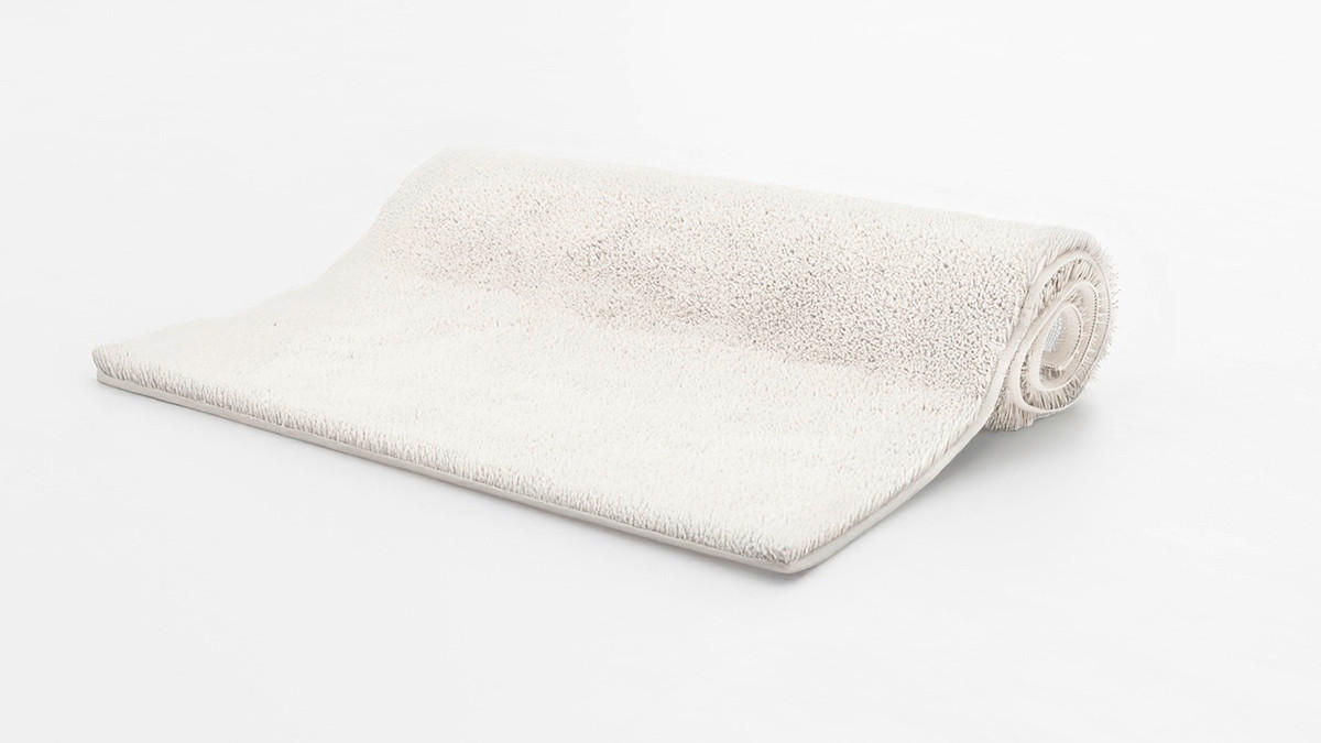 BADEMATTE Grau 60/100 cm  - Grau, Basics, Kunststoff/Textil (60/100cm) - Grund