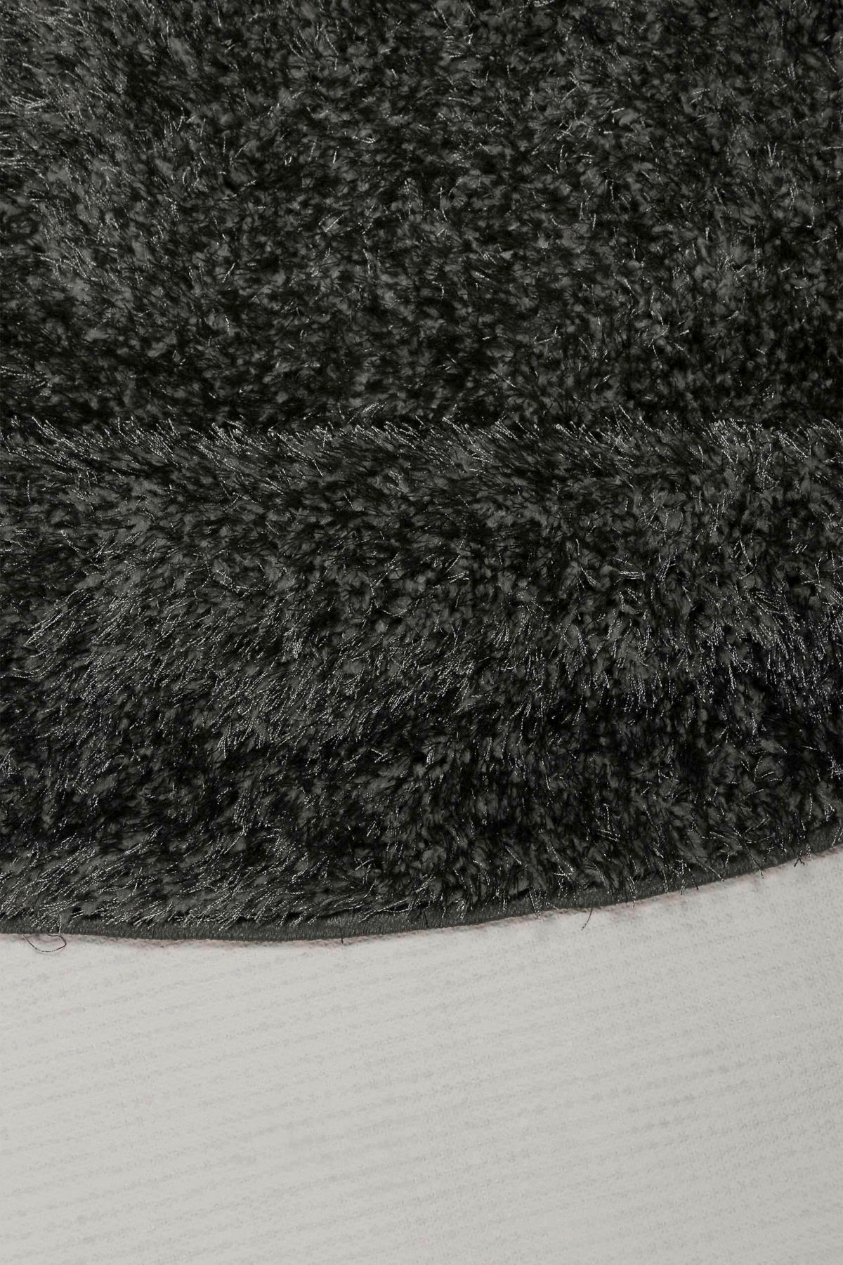 HOCHFLORTEPPICH 200 cm #Swagger Shag Anthrazit rund  - Anthrazit, Basics, Textil (200cm) - Esprit