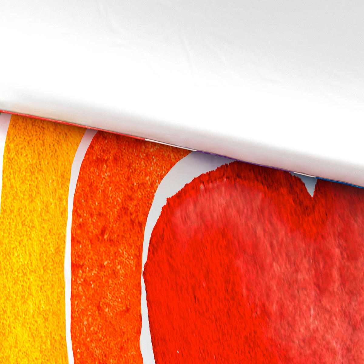 POSTELJINA SA DVA LICA HEART 140/200 cm saten višebojna  - višebojna, Konvencionalno, tekstil (140/200cm) - Esposa