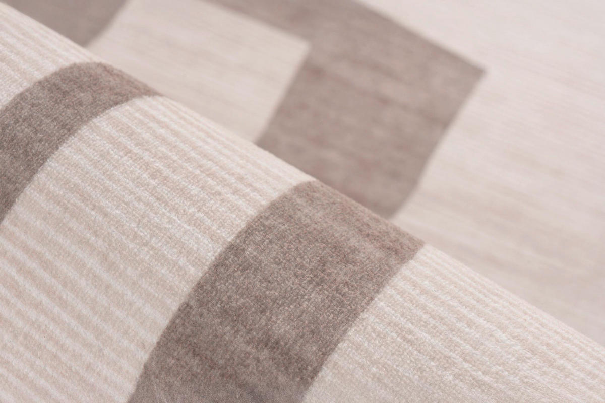 FLACHWEBETEPPICH 160/230 cm Taupe rechteckig  - Taupe, Basics, Textil (160/230cm) - Kayoom