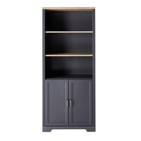 Dulap Pentru Acte  86/204/38 cm  - grafit/stejar Artisan, Romantik / Landhaus, material pe bază de lemn (86/204/38cm) - Landscape