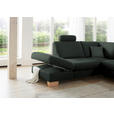 ECKSOFA in Mikrofaser Dunkelgrau  - Wildeiche/Dunkelgrau, KONVENTIONELL, Holz/Textil (236/286cm) - Voleo