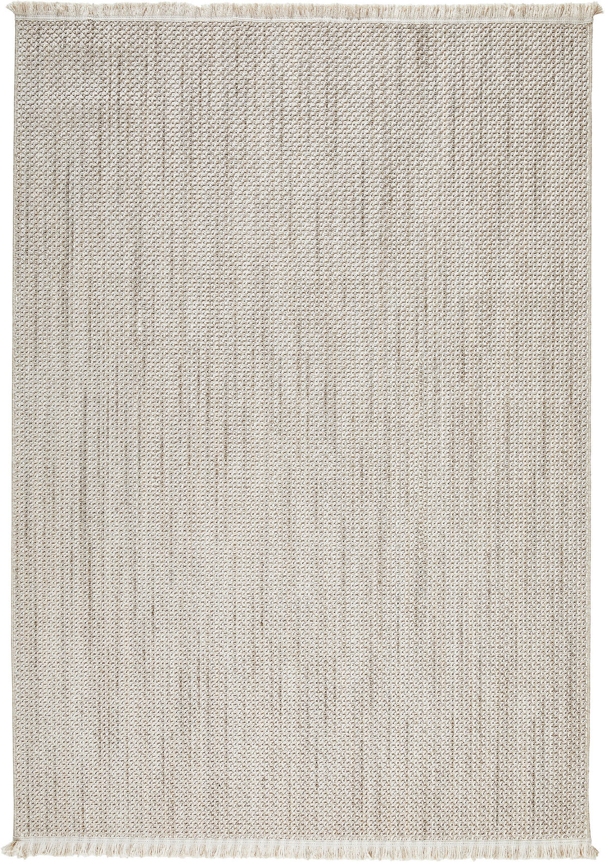 WEBTEPPICH 200/290 cm Weiß, Hellgrau  - Hellgrau/Weiß, Basics, Textil (200/290cm) - Novel