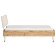 BETT 90/200 cm  in Eiche Artisan  - Champagner/Eiche Artisan, Design, Holzwerkstoff/Textil (90/200cm) - Carryhome