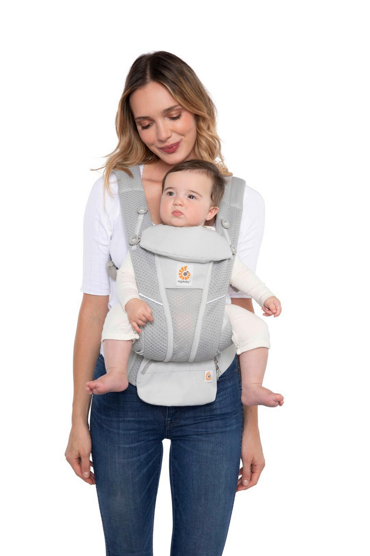 KENGUR NOSILJKA  Omni Breeze  - svetlosiva, Osnovno, tekstil (0,7kg) - Ergo Baby