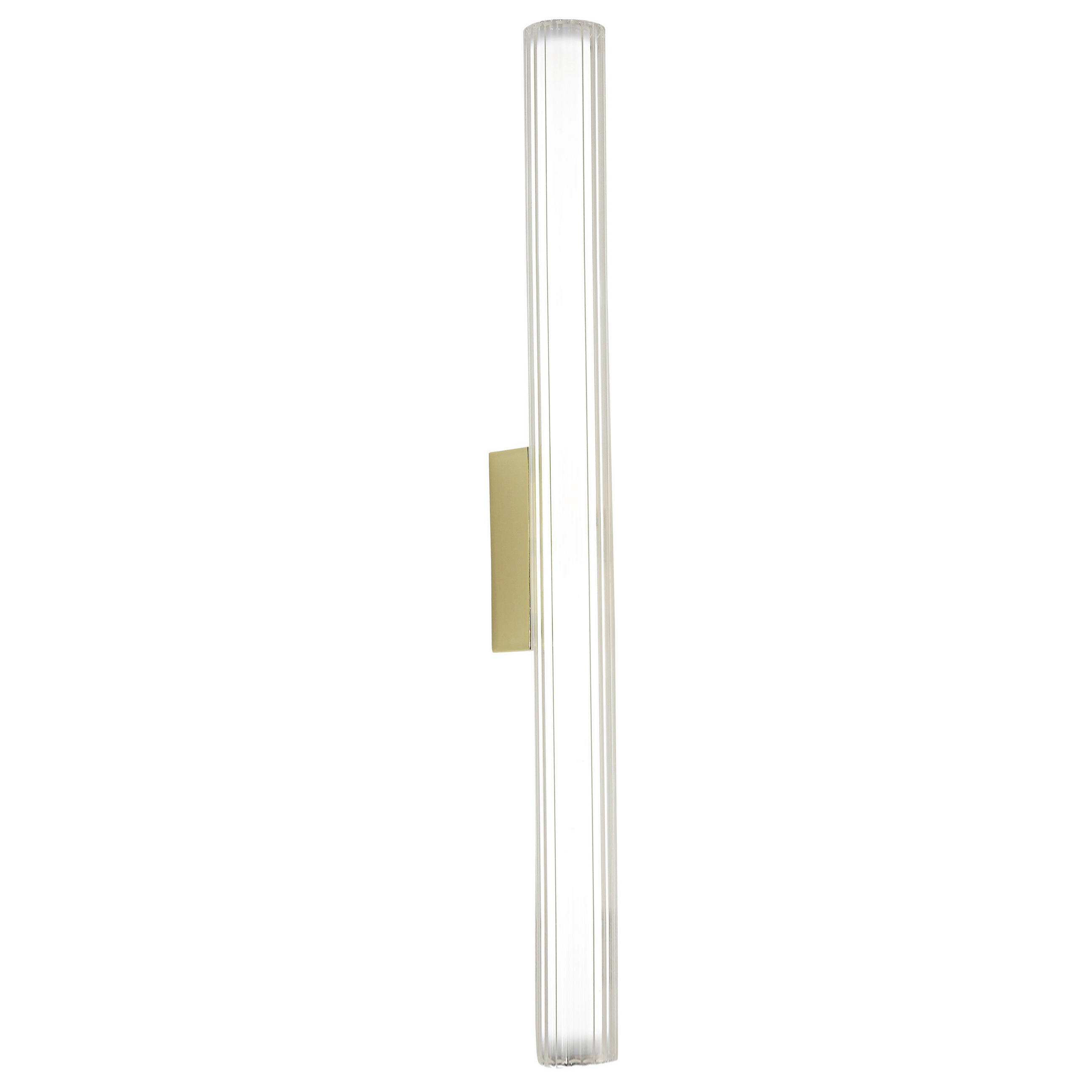 LED-WANDLEUCHTE Linea  61/6/11.5 cm  - Goldfarben, Design, Glas (61/6/11.5cm)